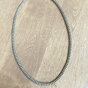 SILPADA N1106 17.5" Sterling Silver Popcorn Chain Necklace